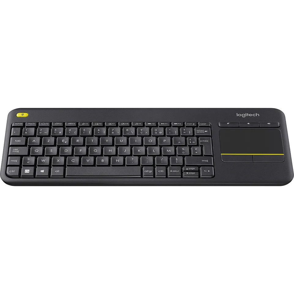 Clavier tactile sans fil Logitech K400 Plus - Noir